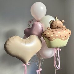 Композиция из шаров "Милый кексик"