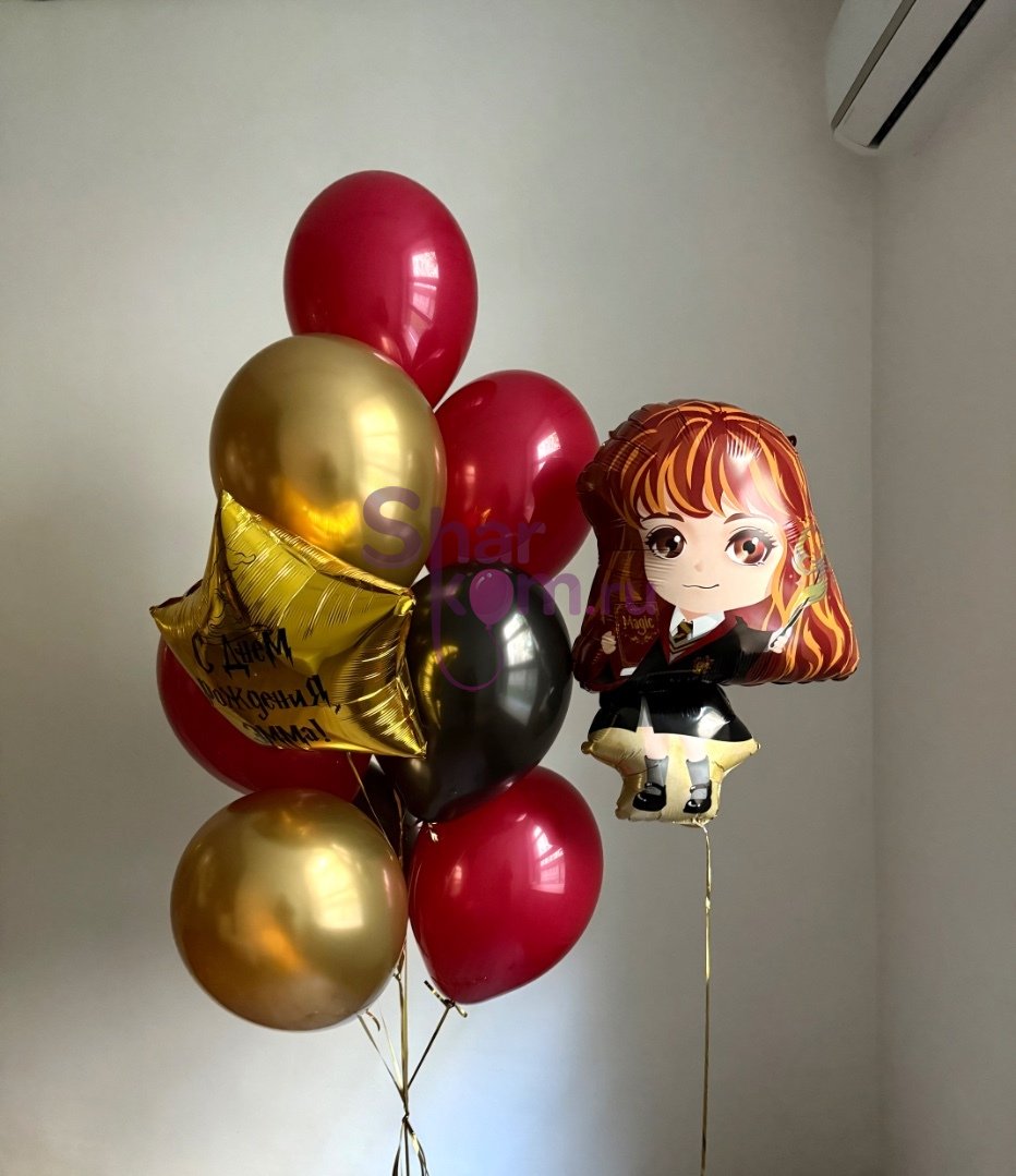 Композиция из шаров "Маленькая волшебница"