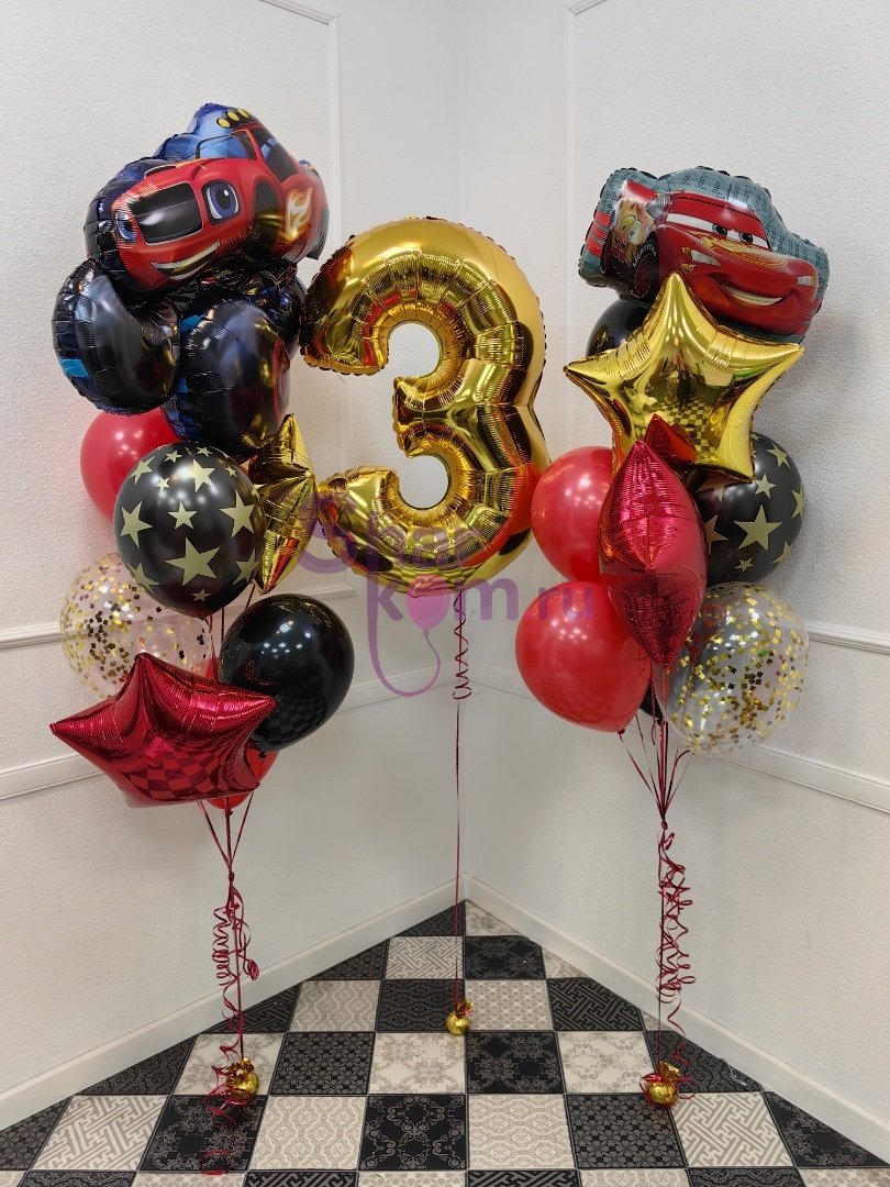 Композиция из шаров "Веселые друзья - 2"