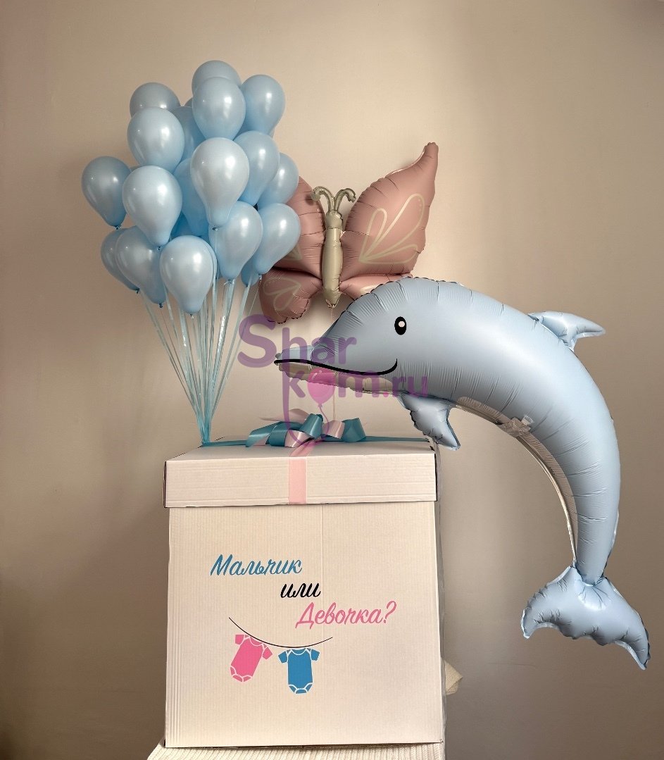 Композиция из шаров «Кто же наше счастье»