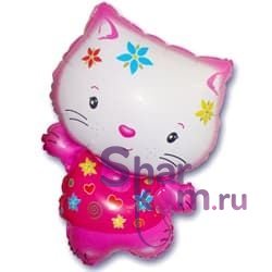 Фигура "Котенок в цветах"