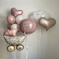 Композиция из шаров «Самая главная встреча», на выписку
