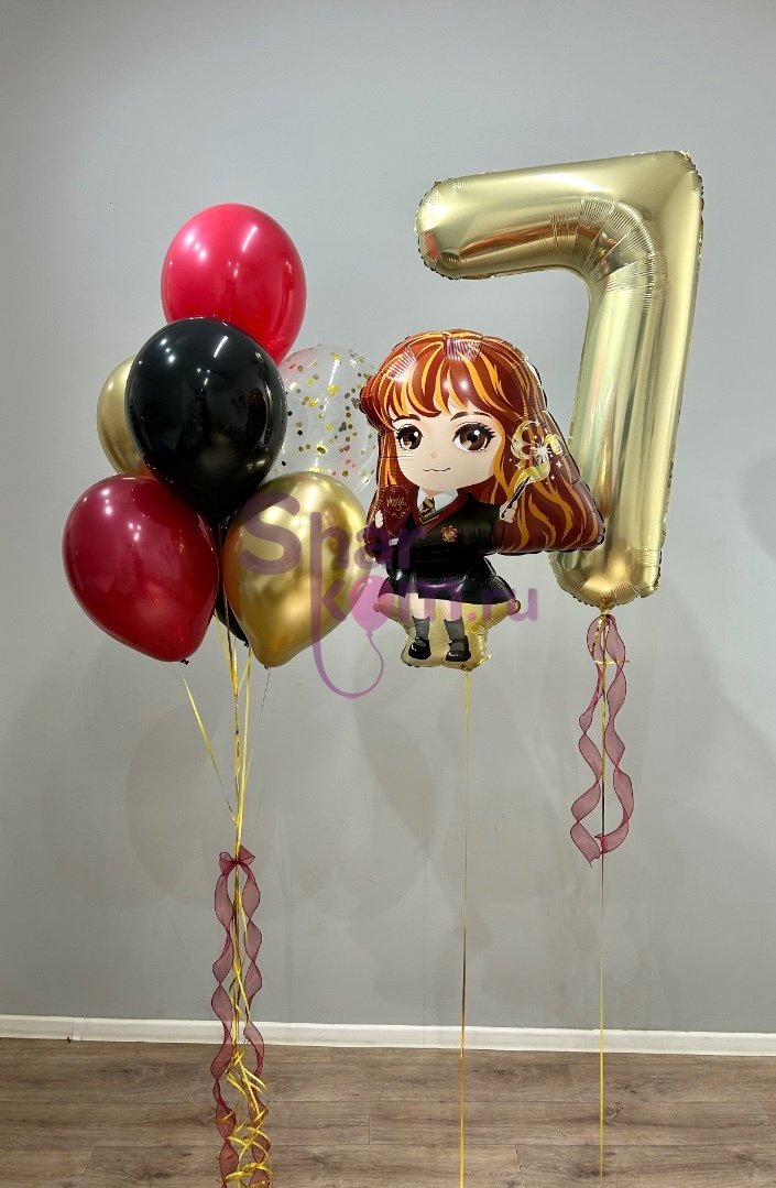 Композиция из шаров «Волшебница Гермиона»