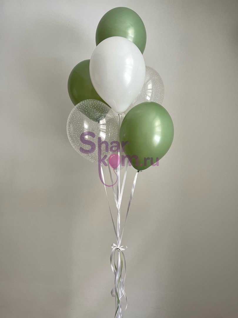 Фонтан из шаров «Аромат эвкалипта»