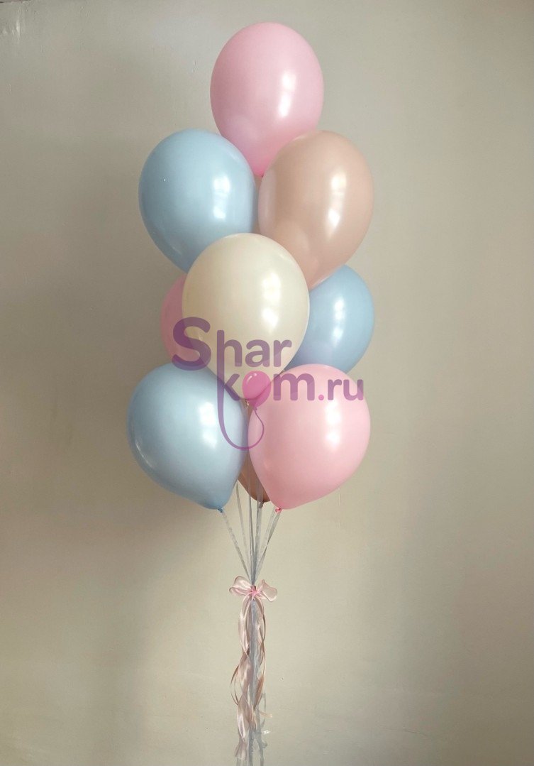 Фонтан из шаров «Мягкое маршмеллоу»