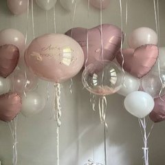 Композиция из шаров «Самая нежная выписка дочки»
