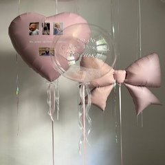 Композиция из шаров «Нежная гамма для доченьки»