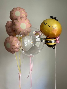 Композиция из шаров «Цветочная пчёлка»