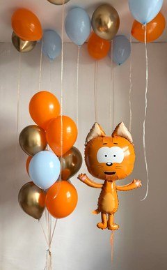 Композиция из шаров «Котик Котэ»
