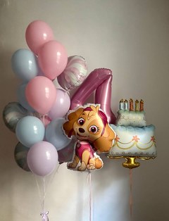 Композиция из шаров «Карамелька Скай»