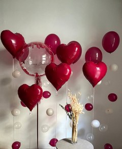 Композиция из шаров «Горячая любовь»