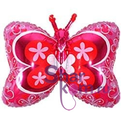 Фигура "Бабочка Декор" фуксия 89 см