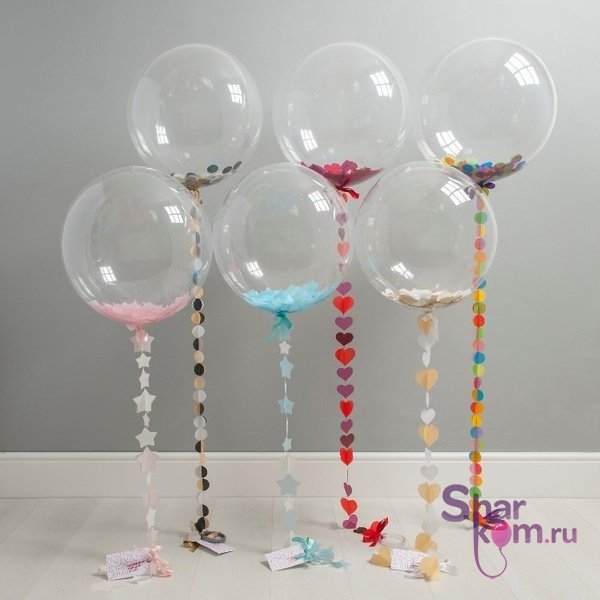 Композиция из прозрачных шаров "Сфера 3Д Деко Бабл (Deco Bubble)"