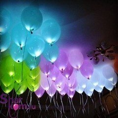 Цветной светодиодный шар