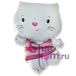 Фигура "Котенок" белый 79 см