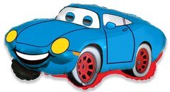 Фигура "Гоночная машина" синий 81 см