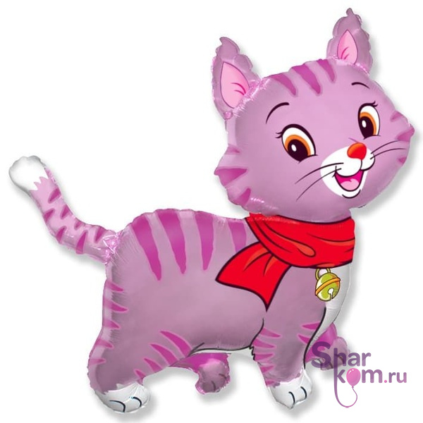 Фигура "Любимый котенок" фуксия 81 см