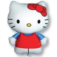 Фигура "Котенок с бантиком" голубой 66 см