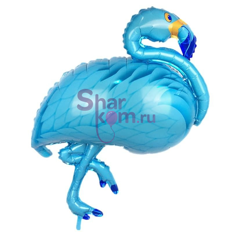 Фигура "Фламинго" голубой 97 см