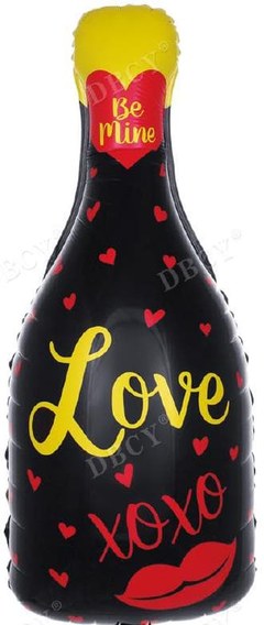 Фигура "Бутылка Шампанское Любовь" (Love) 84 см