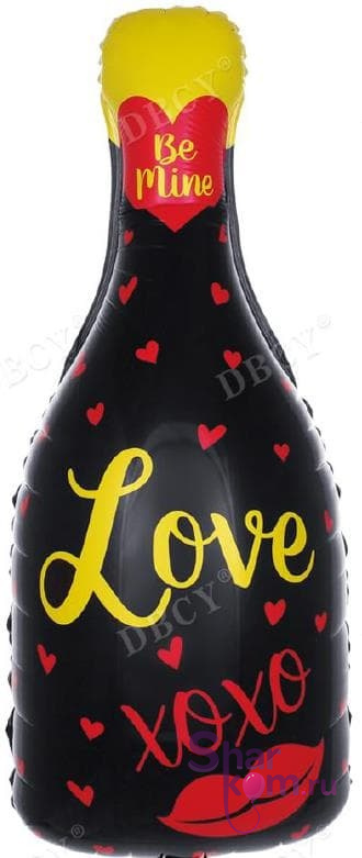 Фигура "Бутылка Шампанское Любовь" (Love) 84 см
