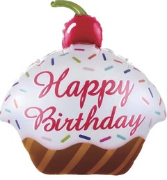 Фигура "Кекс с ДР" (Кекс Happy Birthday) 71 см