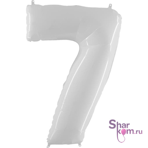 "Цифра 7" белая