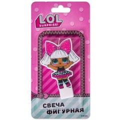 Свеча фигурная, "Кукла ЛОЛ" (LOL)