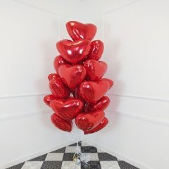 Композиция из шаров Любимой "От всего сердца!"