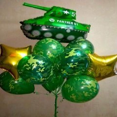 Композиция из шаров "Танк" - 2