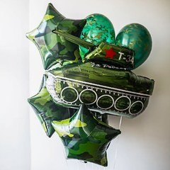 Композиция из шаров "Танк" - 3