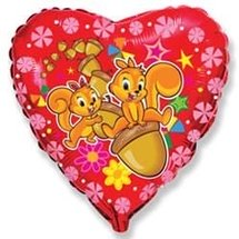 Фольгированное сердце