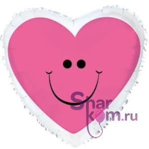 Фольгированное сердце "Улыбка"