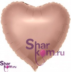Сердце "Розовое золото".