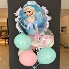 Композиция из шаров "Холодное сердце. Эльза"