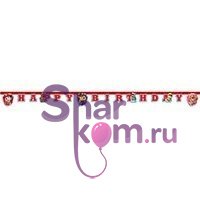 Гирлянда "Щенячий патруль.С днём Рождения" 220 см.
