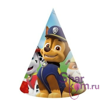 Колпачки "Щенячий патруль" 6 штук