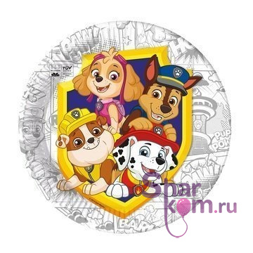 Тарелки "Щенячий патруль.Чейс" 8 штук