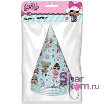 Колпачки "Куклы ЛОЛ" 6 шт. (LOL)