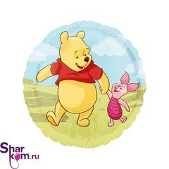 Фольгированный Круг "Винни-Пух" Дисней (Disney)