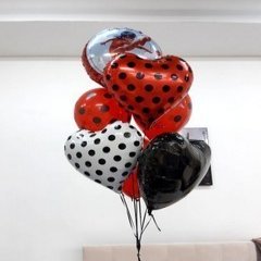 Композиция из шаров "Сердце"