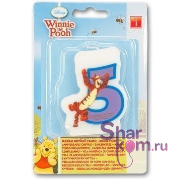 Свеча 5 "Тигр" 6 см.