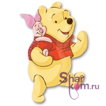 Фигура "Винни Пух и Пятачок" 84 см