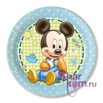 Тарелки "Микки Маус" 8 шт.