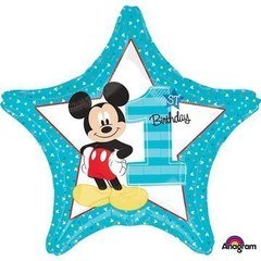 Фольгированная звезда  "С ДР" (Happy Birthday)