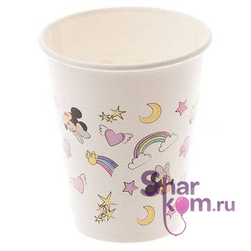 Стаканы "Микки Маус" розовые 8 шт.