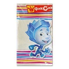 Скатерть "Фиксики" 1,4 х 2,6 м.