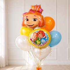 Композиция из шаров "Фиксики.Симка"