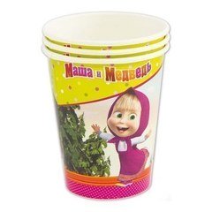 Набор стаканов "Маша и Медведь" 6 шт.