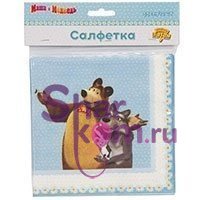 Салфетки "Медведь и волк" 12 шт.